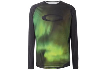 Image of Oakley Mtb Long Sleeve Tech Tee - Mens, Aurora Borealis, Large, 434362-9A4-L