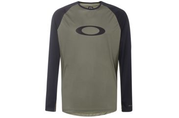Image of Oakley Mtb Long Sleeve Tech Tee - Mens, Beetle, Medium, 434362-73T-M