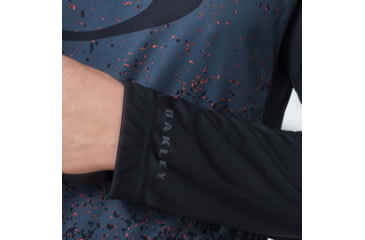 Image of Oakley MTB Long Sleeve Tech Tee - Mens, Grey Pixel Print, Small, FOA400847-99G-S