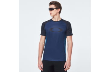 Image of Oakley MTB Short Sleeve Tech Tee - Mens, Black Iris, Extra Large, FOA400848-6DG-XL