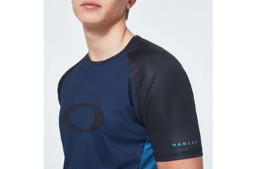Image of Oakley MTB Short Sleeve Tech Tee - Mens, Black Iris, Extra Large, FOA400848-6DG-XL