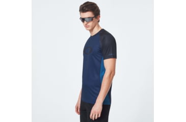 Image of Oakley MTB Short Sleeve Tech Tee - Mens, Black Iris, Extra Large, FOA400848-6DG-XL