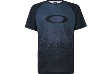 Image of Oakley MTB Short Sleeve Tech Tee - Mens, Grey Pixel Print, 2XL, FOA400848-99G-XXL