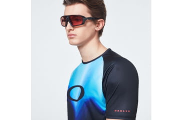 Image of Oakley MTB Short Sleeve Tech Tee - Mens, Multicolor Gradient, Medium, FOA400848-97C-M