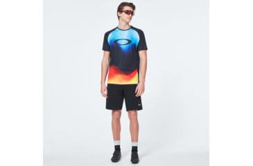 Image of Oakley MTB Short Sleeve Tech Tee - Mens, Multicolor Gradient, Medium, FOA400848-97C-M