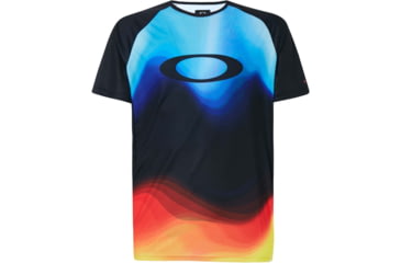 Image of Oakley MTB Short Sleeve Tech Tee - Mens, Multicolor Gradient, Medium, FOA400848-97C-M