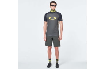 Image of Oakley MTB Tech Short Sleeve Tee - Mens, New Dark Brush, Large, FOA400848-86L-L