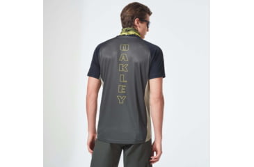 Image of Oakley MTB Tech Short Sleeve Tee - Mens, New Dark Brush, Large, FOA400848-86L-L
