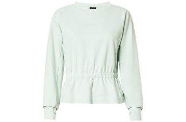 Image of Oakley Luxe Crewneck Fleece - Womens, Aqua Foam, Medium, 561326-7B4-M