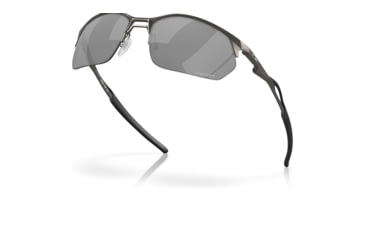 Image of Oakley OO4145 Wire Tap 2.0 Sunglasses - Mens, Matte Gunmetal Frame, Prizm Black Lens, 60, OO4145-414502-60