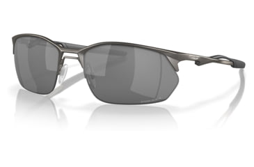 Image of Oakley OO4145 Wire Tap 2.0 Sunglasses - Mens, Matte Gunmetal Frame, Prizm Black Lens, 60, OO4145-414502-60