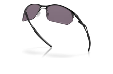 Image of Oakley OO4145 Wire Tap 2.0 Sunglasses - Mens, Satin Black Frame, Prizm Grey Lens, 60, OO4145-414501-60
