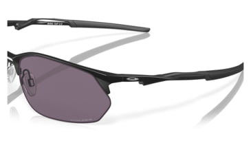 Image of Oakley OO4145 Wire Tap 2.0 Sunglasses - Mens, Satin Black Frame, Prizm Grey Lens, 60, OO4145-414501-60