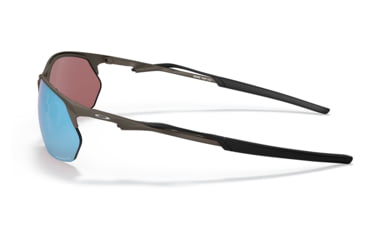 Image of Oakley OO4145 Wire Tap 2.0 Sunglasses - Mens, Satin Lead Frame, Prizm Deep Water Polarized Lens, 60, OO4145-414506-60