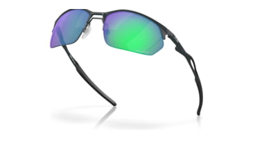 Image of Oakley OO4145 Wire Tap 2.0 Sunglasses - Mens, Satin Light Steel Frame, Prizm Jade Lens, 60, OO4145-414503-60