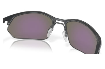 Image of Oakley OO4145 Wire Tap 2.0 Sunglasses - Men's, Satin Light Steel Frame, Prizm Jade Lens, 60, OO4145-414503-60