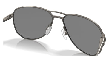 Image of Oakley OO4147 Contrail Sunglasses - Mens, Matte Gunmetal Frame, Prizm Black Lens, 57, OO4147-414702-57
