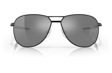 Image of Oakley OO4147 Contrail Sunglasses - Mens, Satin Black Frame, Prizm Black Lens, 57, OO4147-414707-57