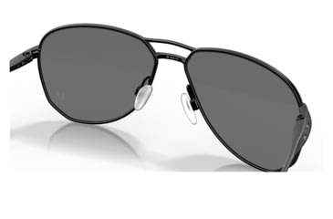 Image of Oakley OO4147 Contrail Sunglasses - Mens, Satin Black Frame, Prizm Black Lens, 57, OO4147-414707-57
