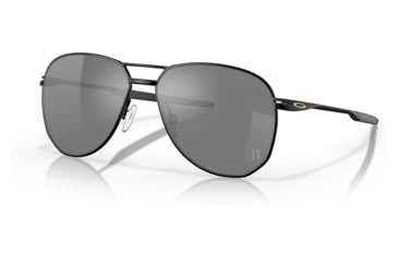 Image of Oakley OO4147 Contrail Sunglasses - Mens, Satin Black Frame, Prizm Black Lens, 57, OO4147-414707-57