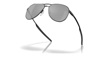 Image of Oakley OO4147 Contrail Sunglasses - Mens, Satin Black Frame, Prizm Black Polarized Lens, 57, OO4147-414704-57