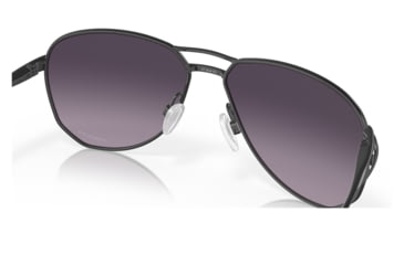 Image of Oakley OO4147 Contrail Sunglasses - Mens, Satin Black Frame, Prizm Grey Gradient Lens, 57, OO4147-414710-57