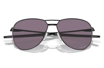 Image of Oakley OO4147 Contrail Sunglasses - Mens, Satin Black Frame, Prizm Grey Lens, 57, OO4147-414701-57