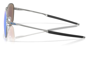 Image of Oakley OO4147 Contrail Sunglasses - Mens, Satin Chrome Frame, Prizm Sapphire Lens, 57, OO4147-414703-57