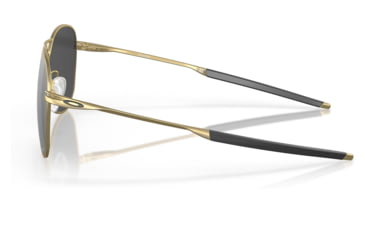 Image of Oakley OO4147 Contrail Sunglasses - Mens, Satin Gold Frame, Prizm Black Lens, 57, OO4147-414713-57