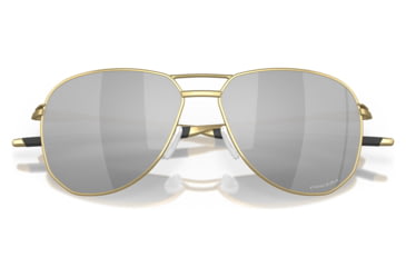 Image of Oakley OO4147 Contrail Sunglasses - Mens, Satin Gold Frame, Prizm Black Lens, 57, OO4147-414713-57