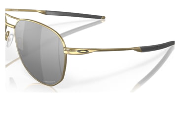 Image of Oakley OO4147 Contrail Sunglasses - Mens, Satin Gold Frame, Prizm Black Lens, 57, OO4147-414713-57