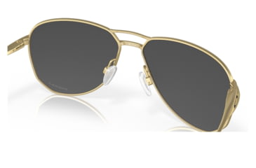 Image of Oakley OO4147 Contrail Sunglasses - Mens, Satin Gold Frame, Prizm Black Lens, 57, OO4147-414713-57
