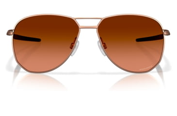 Image of Oakley OO4147 Contrail Sunglasses - Mens, Satin Rose Gold Frame, Prizm Brown Gradient Lens, 57, OO4147-414705-57