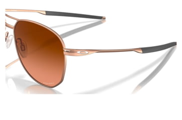 Image of Oakley OO4147 Contrail Sunglasses - Mens, Satin Rose Gold Frame, Prizm Brown Gradient Lens, 57, OO4147-414705-57