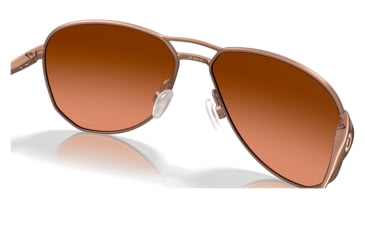 Image of Oakley OO4147 Contrail Sunglasses - Men's, Satin Rose Gold Frame, Prizm Brown Gradient Lens, 57, OO4147-414705-57