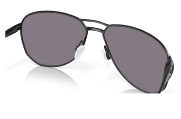Image of Oakley OO6050 Contrail TI Sunglasses - Mens, Satin Black Frame, Prizm Grey Polarized Lens, 57, OO6050-605001-57