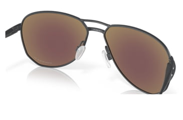 Image of Oakley OO6050 Contrail TI Sunglasses - Mens, Satin Light Steel Frame, Prizm Sapphire Polarized Lens, 57, OO6050-605004-57