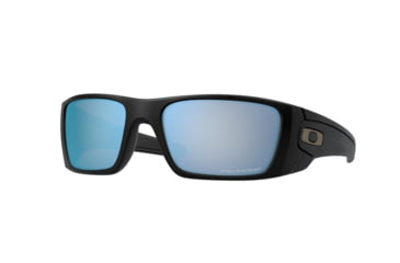 Image of Oakley OO9096 Fuel Cell Sunglasses - Men's, Matte Black Frame, Prizm Deep Polarized Lenses, 9096D8-60