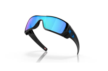 Image of Oakley OO9101 Batwolf Sunglasses, Polished Black Frame, Prizm Sapphire Lenses, 910158-27