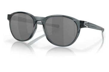 Image of Oakley OO9126 Reedmace Sunglasses - Mens, Crystal Black Frame, Prizm Black Polarized Lens, 54, OO9126-912606-54