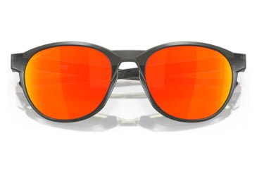 Image of Oakley OO9126 Reedmace Sunglasses - Mens, Matte Grey Smoke Frame, Prizm Ruby Polarized Lens, 54, OO9126-912604-54