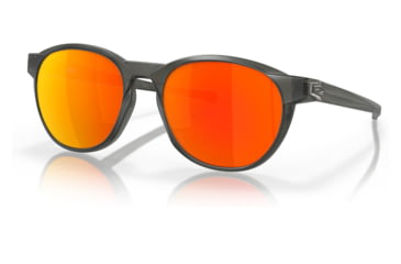 Image of Oakley OO9126 Reedmace Sunglasses - Mens, Matte Grey Smoke Frame, Prizm Ruby Polarized Lens, 54, OO9126-912604-54
