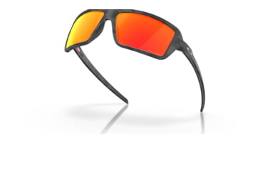 Image of Oakley OO9129 Cables Sunglasses - Mens, Black Camo Frame, Prizm Ruby Lens, 63, OO9129-912904-63