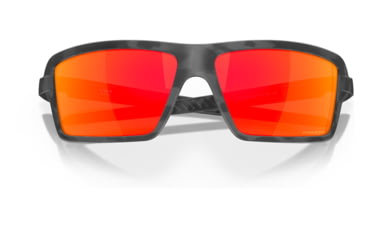 Image of Oakley OO9129 Cables Sunglasses - Mens, Black Camo Frame, Prizm Ruby Lens, 63, OO9129-912904-63