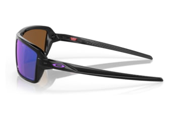 Image of Oakley OO9129 Cables Sunglasses - Mens, Black Ink Frame, Prizm Violet Lens, 63, OO9129-912908-63