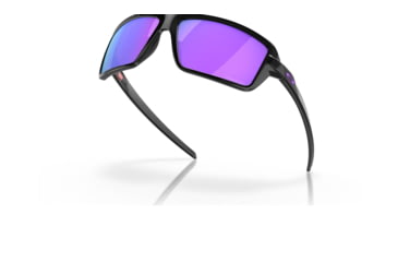 Image of Oakley OO9129 Cables Sunglasses - Mens, Black Ink Frame, Prizm Violet Lens, 63, OO9129-912908-63