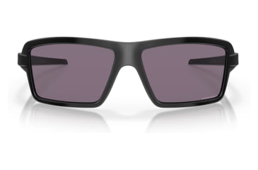 Image of Oakley OO9129 Cables Sunglasses - Mens, Matte Black Frame, Prizm Grey Lens, 63, OO9129-912901-63