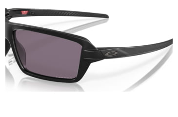 Image of Oakley OO9129 Cables Sunglasses - Mens, Matte Black Frame, Prizm Grey Lens, 63, OO9129-912901-63