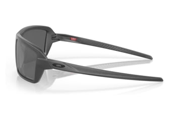 Image of Oakley OO9129 Cables Sunglasses - Mens, Steel Frame, Prizm Black Lens, 63, OO9129-912903-63