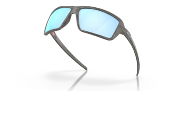 Image of Oakley OO9129 Cables Sunglasses - Mens, Woodgrain Frame, Prizm Deep Water Polarized Lens, 63, OO9129-912906-63